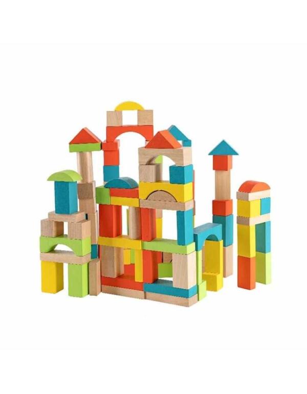 PHOOHI- WOODEN BLOCKS 100pcs