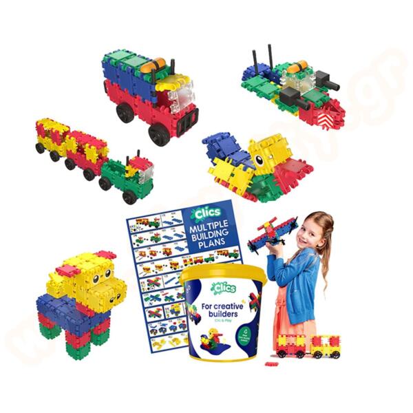 Clics Build & Play - 8 in 1 (160 pcs)