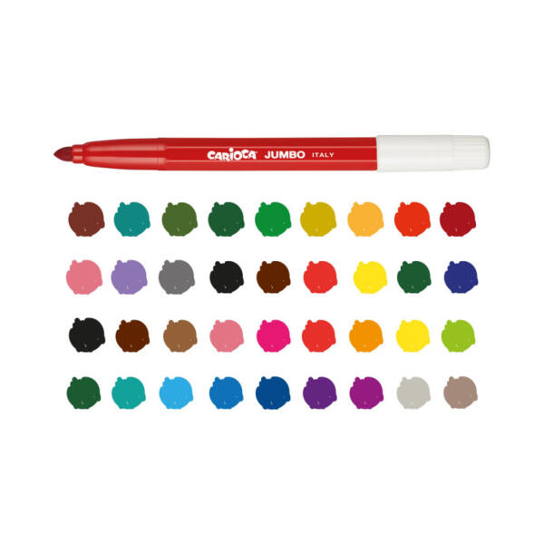 Carioca Maxi Tip Felt Tip Pens Jumbo - Image 2