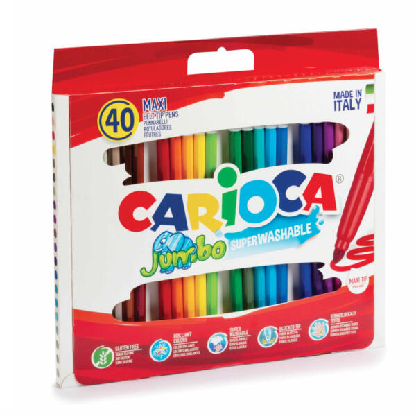 Carioca Maxi Tip Felt Tip Pens Jumbo