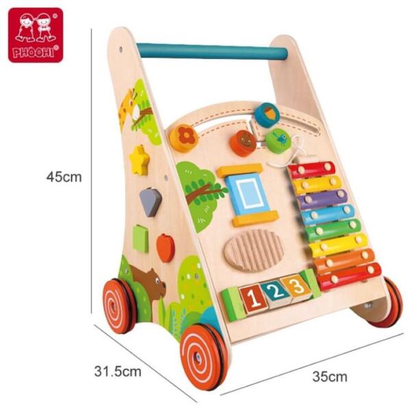 WOODEN JUNGLE BABY LEARNING WALKER PHOOHI - Image 2