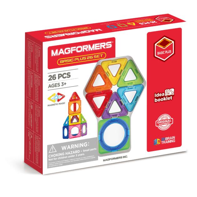 Magformers Basic Plus - 26 τμχ.