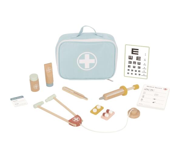 Tooky Toy Ξύλινο Σετ Βαλιτσάκι Little Doctor