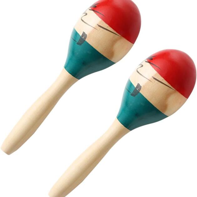 Ξύλινες Μαράκες – Σετ 2 τεμαχίων (23cm)