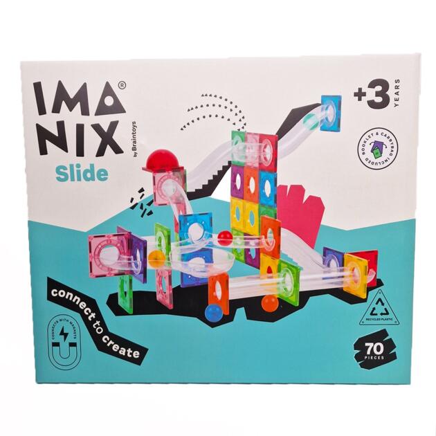 Imanix - Μαγνητικό Παιχνίδι Κατασκευών Τόμπογκαν 70 τμχ.