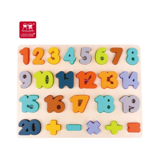Phoohi - Wooden Puzzle 3d Number