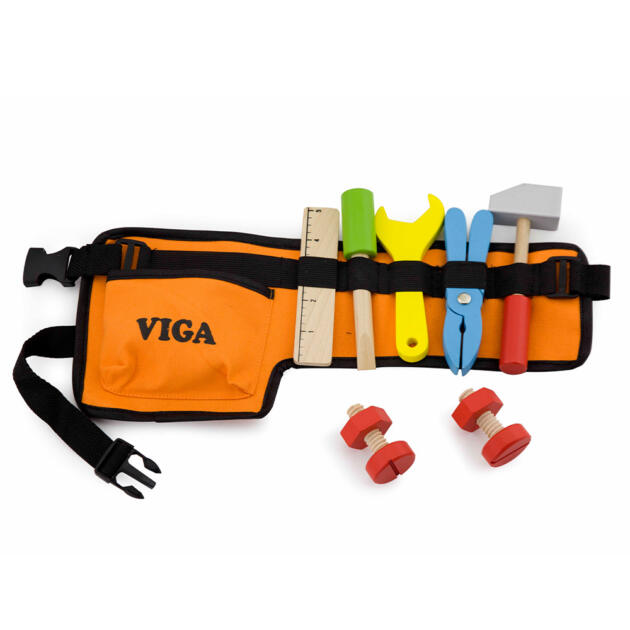 Viga - Ζώνη του μικρου μάστορα με ξύλινα εργαλεία