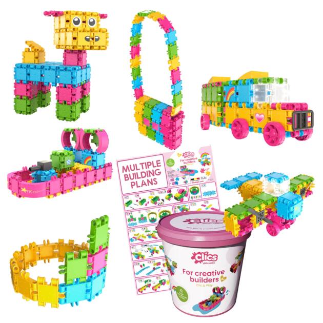 Clics Build & Play - Glitter  (175 pcs)
