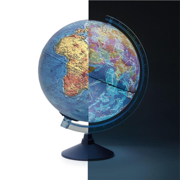 Ανάγλυφη Yδρόγειος Σφαίρα