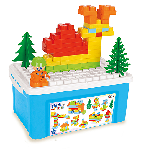 Τουβλάκια Master σε παιχνιδόκουτο 128 τεμαχίων